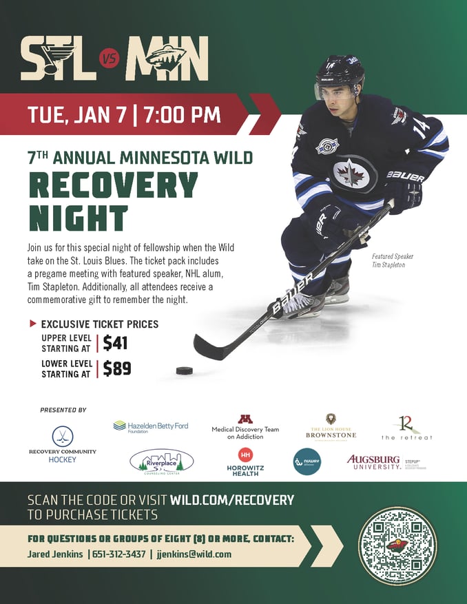 7th-Minnesota-Wild-Recovery-Night-Flyer